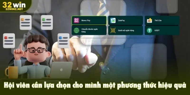 Hội viên cần lựa chọn cho mình một phương thức hiệu quả